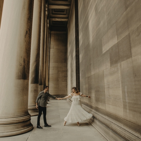 Lulus Chance For Us Ivory Off-the-Shoulder Ruffled Maxi Dress - Picture 2 of 4